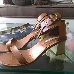 Massimo Dutti block heel sandals